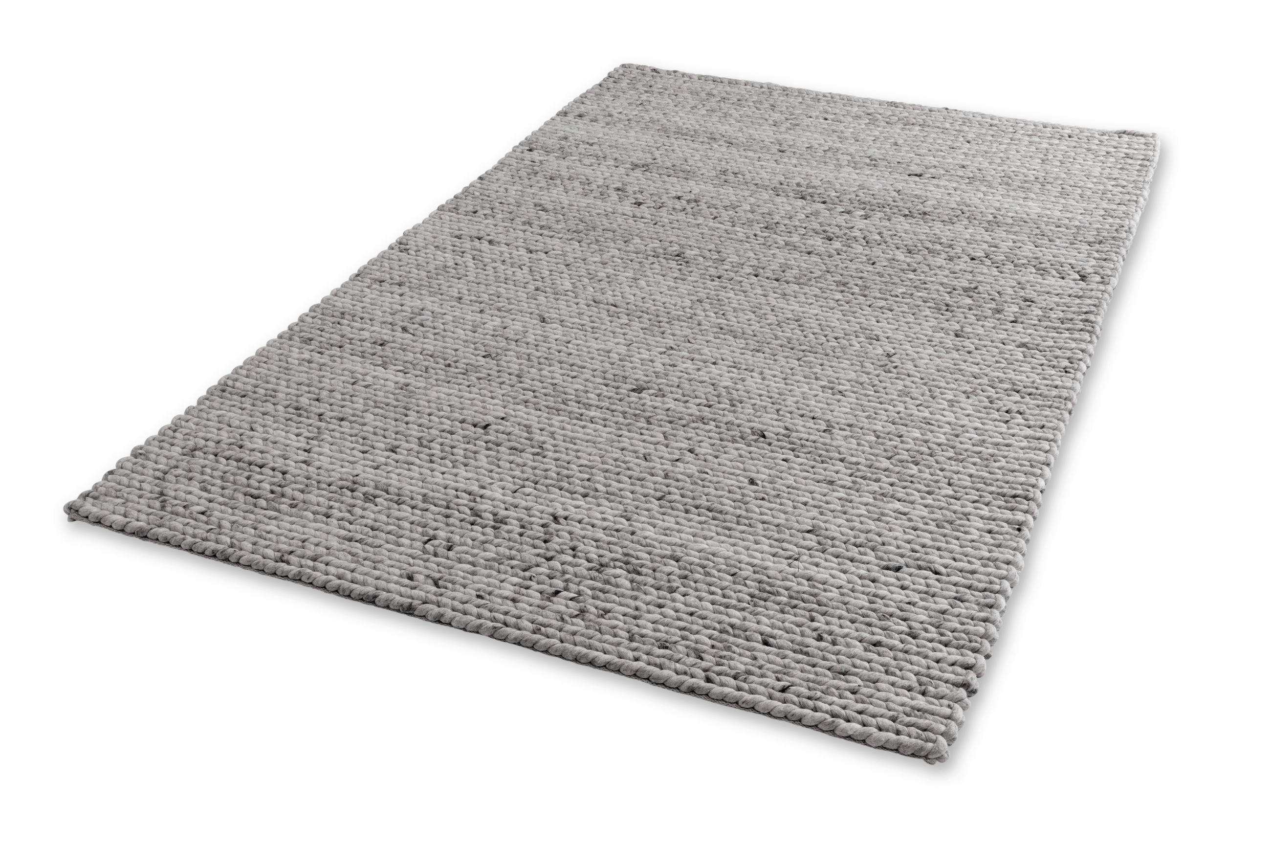 HANDWEBTEPPICH 70/140 cm Enisa Grau  - Grau, KONVENTIONELL, Textil (70/140cm) - Schöner Wohnen