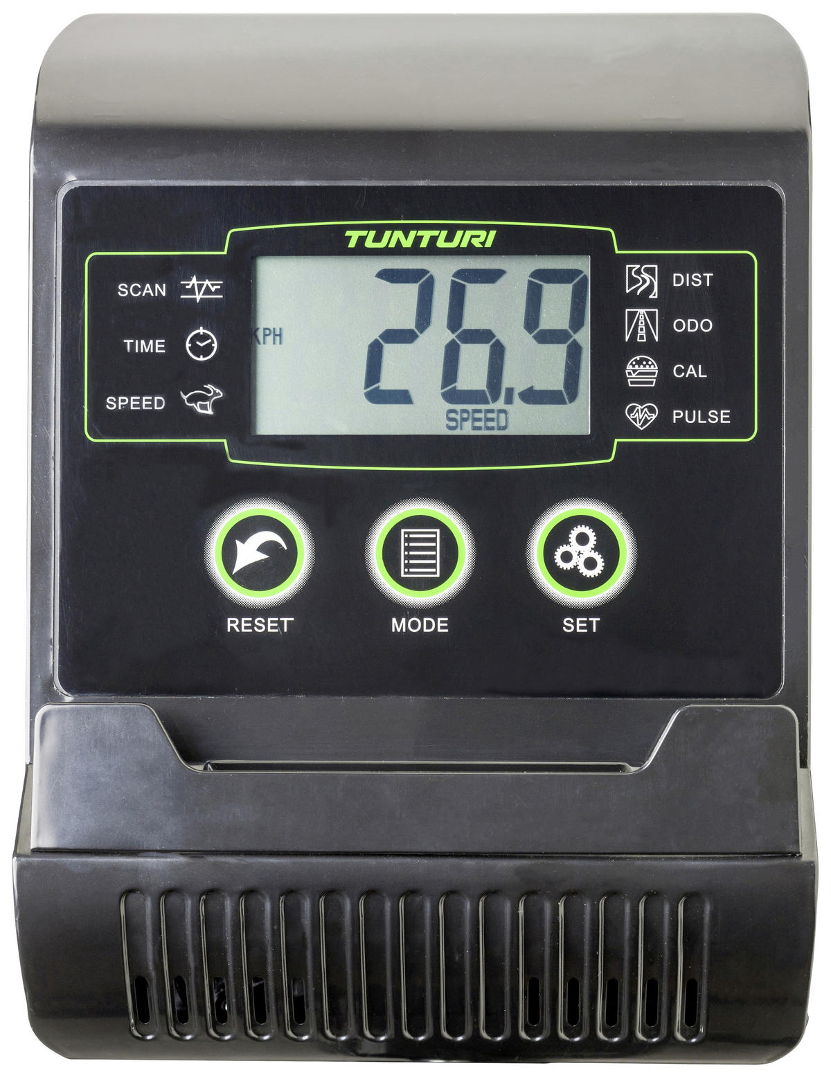 HEIMTRAINER B40 CARDIO FIT - Schwarz/Grau, MODERN, Kunststoff/Metall (50/130/103cm) - Tunturi