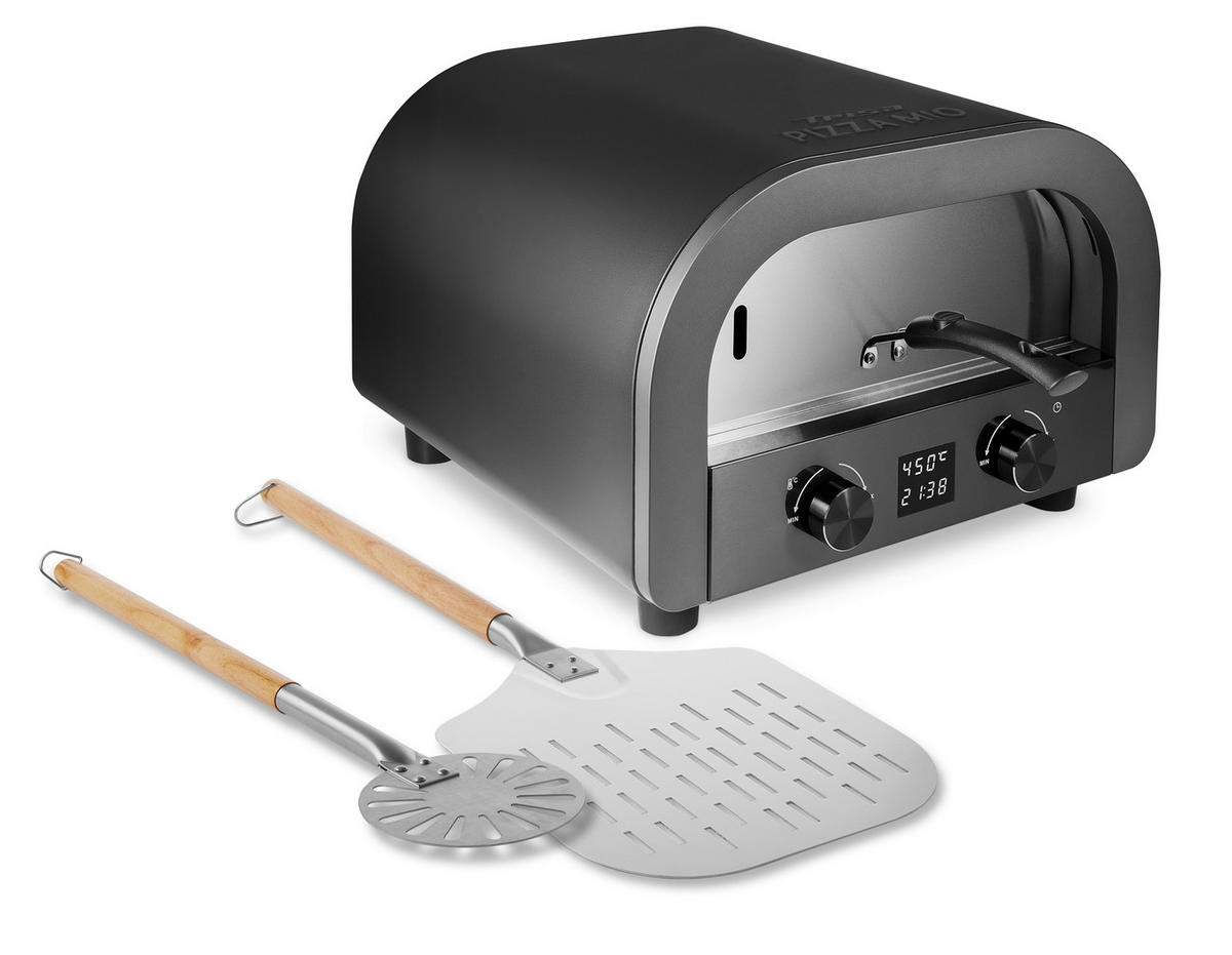 PIZZAOFEN - Anthrazit, Basics, Metall (45/28/42,5cm) - Trisa Electronics