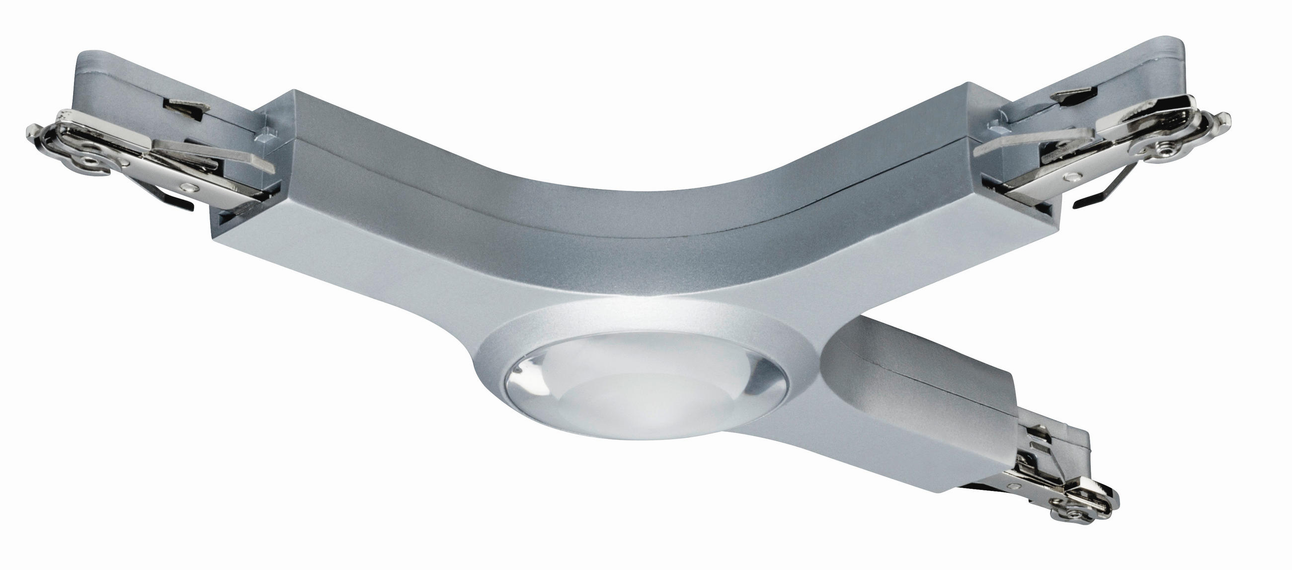URAIL SCHIENENSYSTEM-VERBINDER - Chromfarben, Design, Metall (22,4/27/14,1cm) - Paulmann
