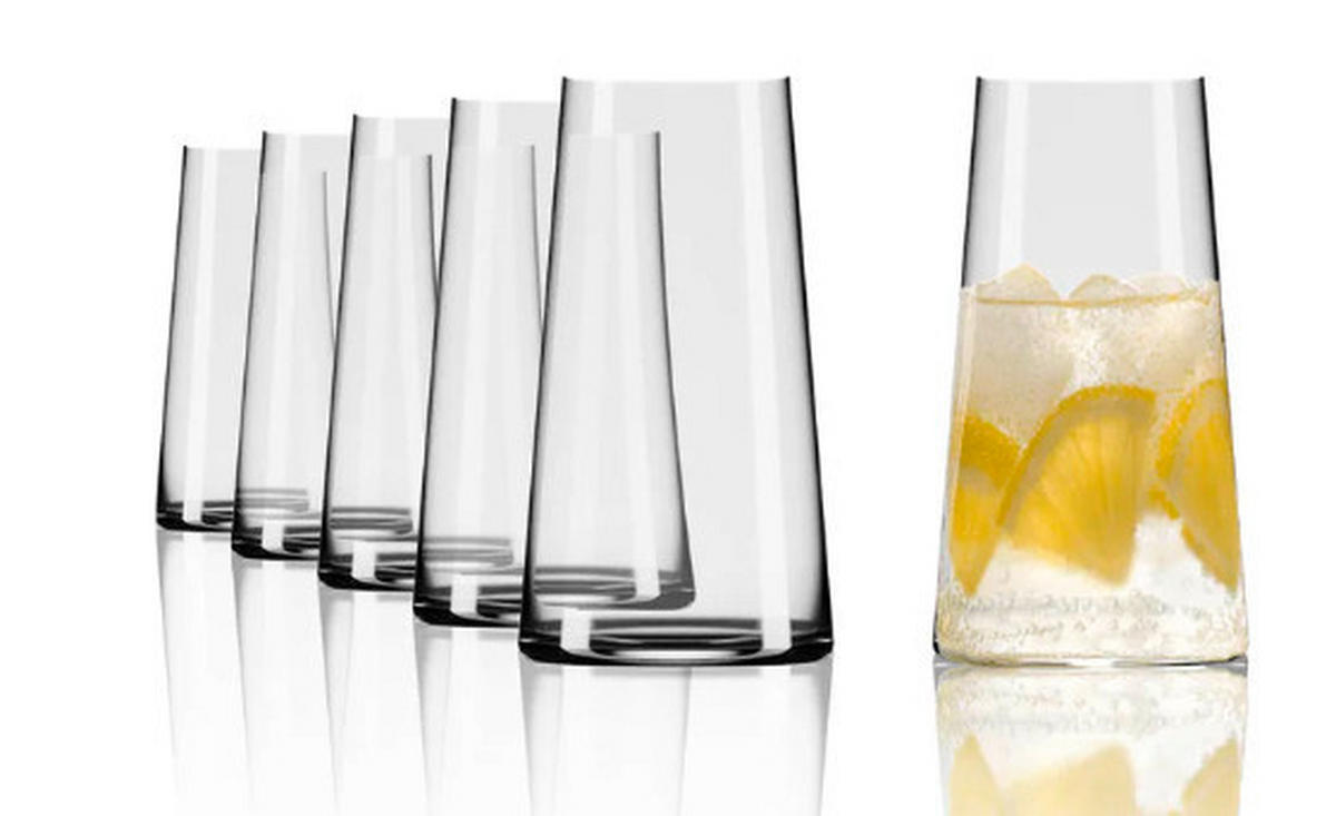GLÄSERSET Power 6-teilig  - Klar, Design, Glas (458ml) - Stölzle