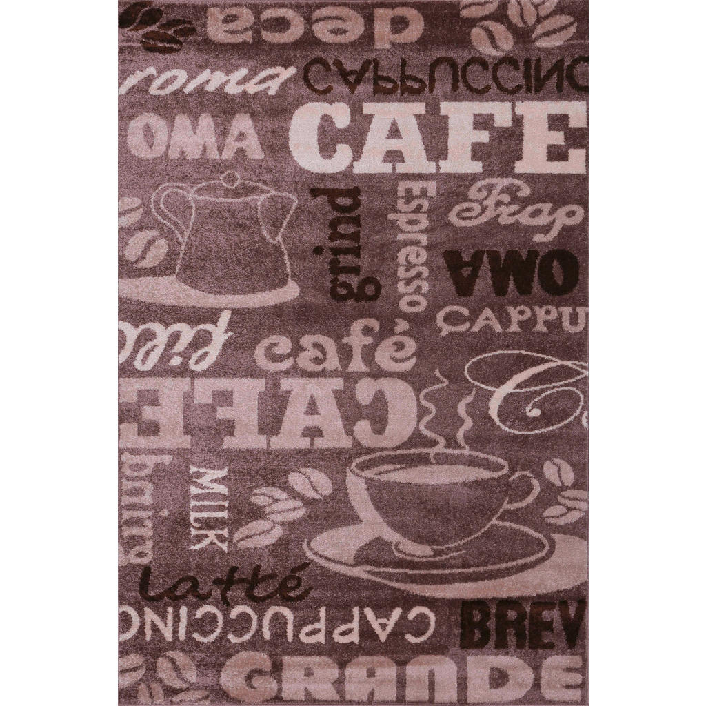 Webteppich Braun Naturfaser Rome 160x220 Cm