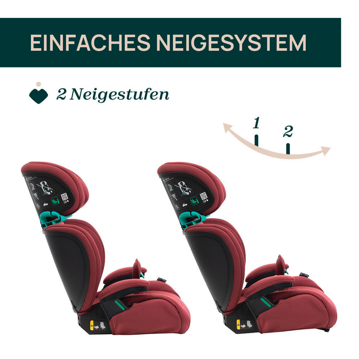 KINDERAUTOSITZ   - Rotbraun, Basics (44/64/88/40cm) - Chicco