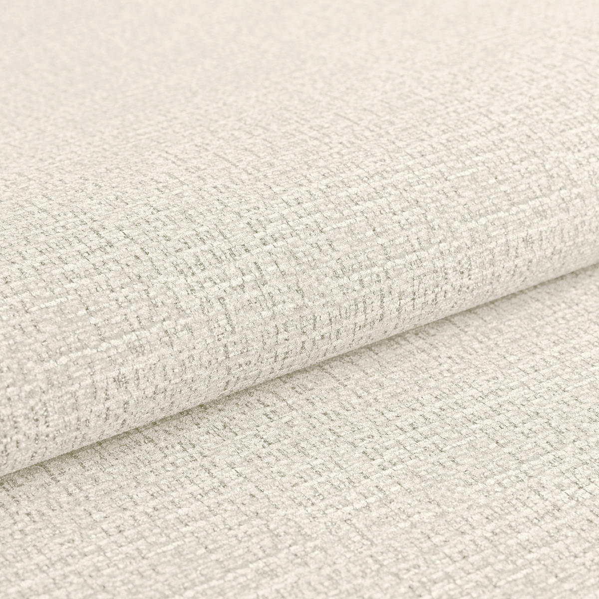 WOHNLANDSCHAFT MULTI Elfenbein Chenille  - Chromfarben/Elfenbein, MODERN, Textil/Metall (228/345/184cm) - Livetastic