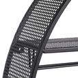WEINREGAL  - Schwarz, Trend, Metall (80/80/15cm) - Landscape