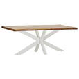 TISCHPLATTE      - Naturfarben, Design, Holz (200/100/5cm) - Landscape