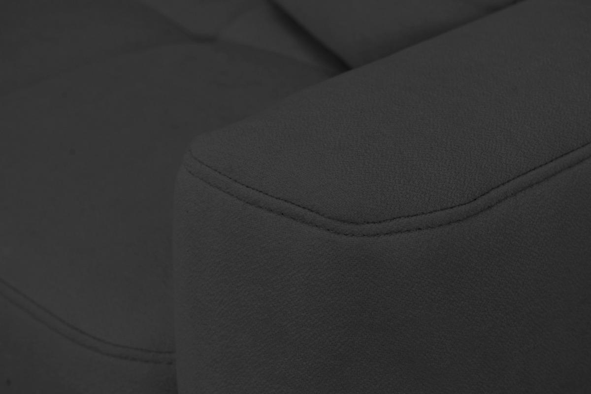 ECKSOFA Anthrazit Chenille, Struktur  - Anthrazit, Design, Textil (237/186cm) - MID.YOU