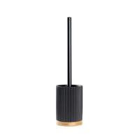 WC-KEFE SZETT fém  műanyag   - fekete, Basics, műanyag/fém (9,5/40/9,5cm) - Sadena