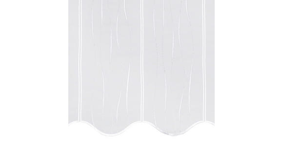 KURZGARDINE 50 cm   - Weiß/Grau, KONVENTIONELL, Textil (50cm) - Esposa