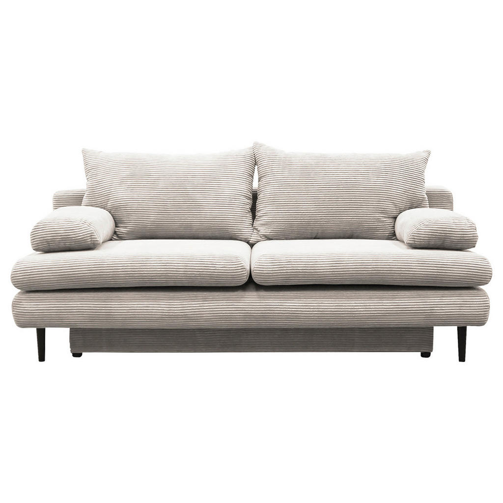 2-sitzer-sofa Mit Schlaffunkt. Fiore + Bettkasten Beige