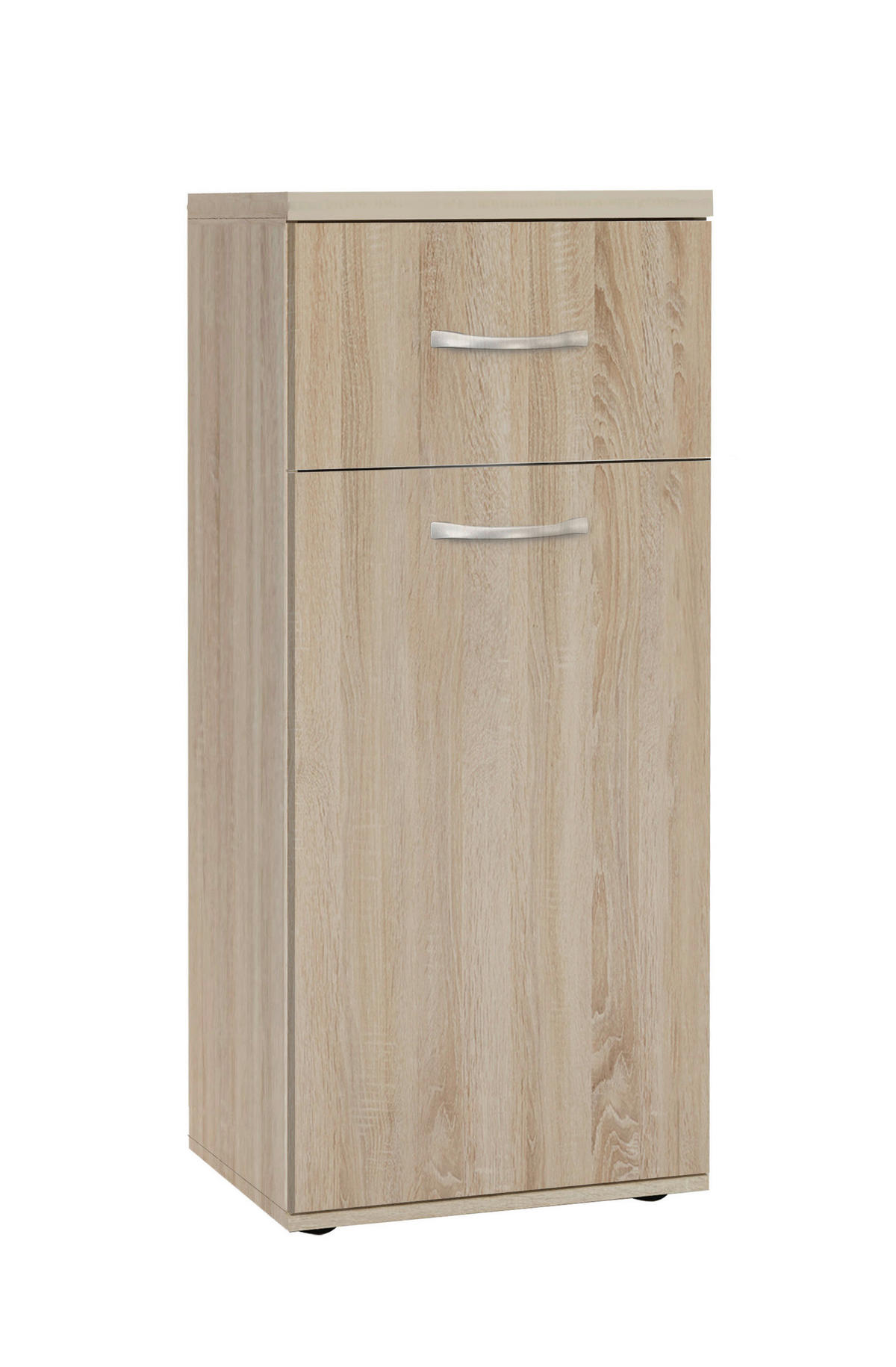 KOMODA   50/116/43 cm   hrast Sonoma  - hrast Sonoma, Basics, drvni materijal (50/116/43cm)