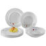 SERVIS JÍDELNÍ, 12dílné, kostní porcelán (bone china) - vícebarevná, Lifestyle, keramika - Novel SERVIS JÍDELNÍ, 12dílné, kostní porcelán (bone china) - vícebarevná, Lifestyle, keramika - Novel