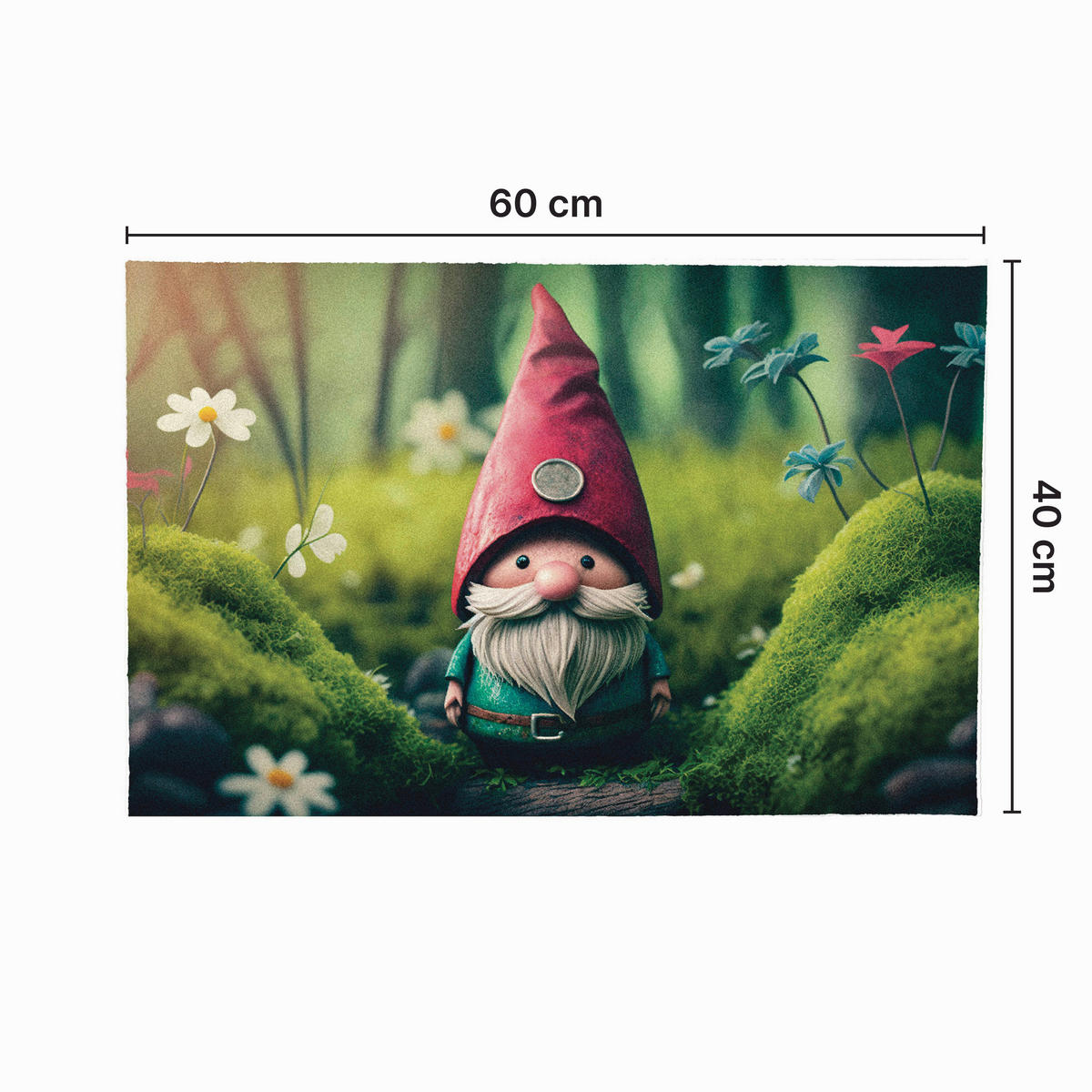 SZENNYFOGÓ SZŐNYEG - többszínű, Basics, műanyag (60/0,5/40cm)