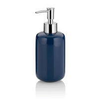 SEIFENSPENDER Kunststoff, Keramik  - Blau/Weiß, Basics, Keramik/Kunststoff (7,5/18cm) - Kela