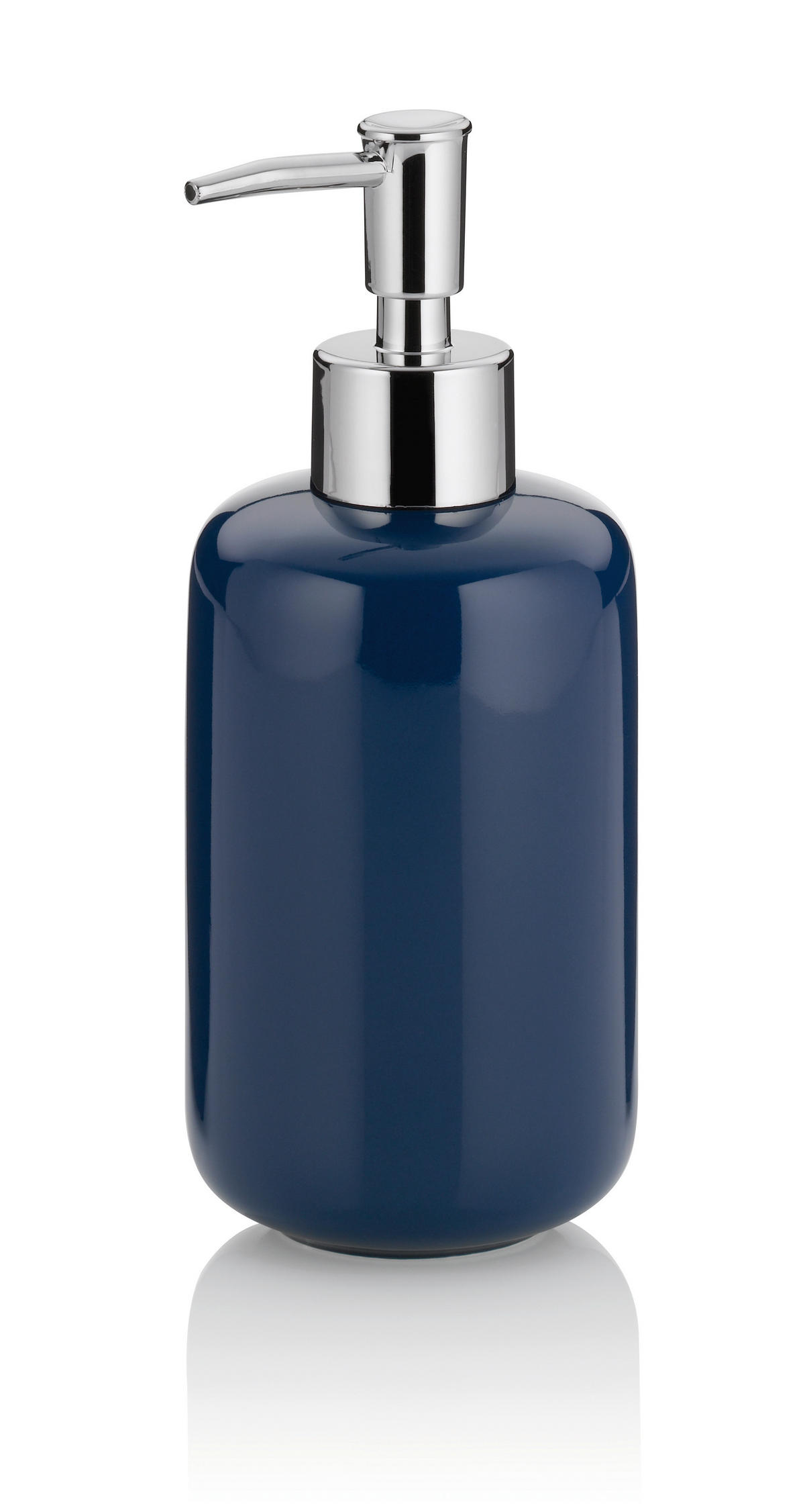 SEIFENSPENDER Kunststoff, Keramik  - Blau/Weiß, Basics, Keramik/Kunststoff (7,5/18cm) - Kela