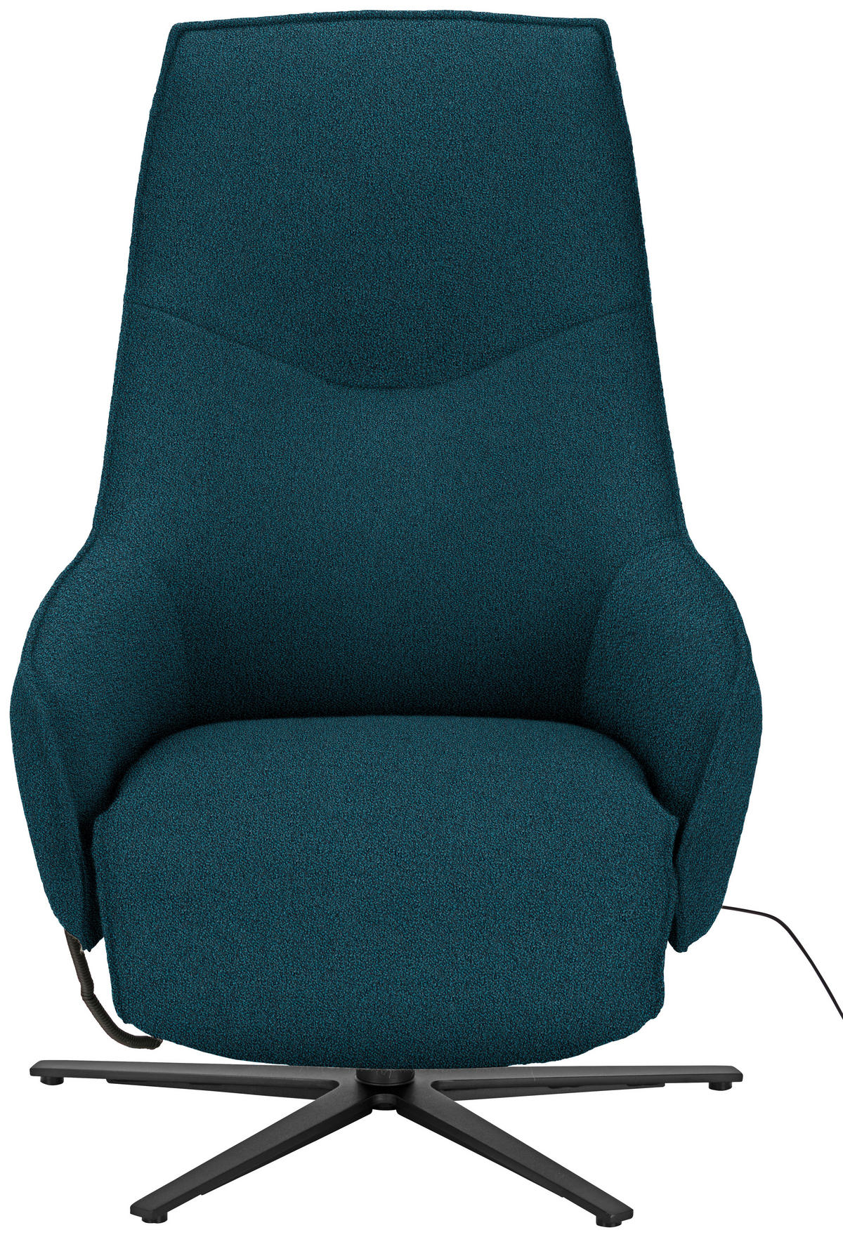RELAXSESSEL in Textil Royalblau  - Royalblau/Anthrazit, Design, Textil/Metall (70/112/85cm) - Himolla