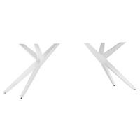 TISCHBEINESET 60/80/73 cm  Metall Weiß  - Weiß, Design, Metall (60/80/73cm) - Hom`in