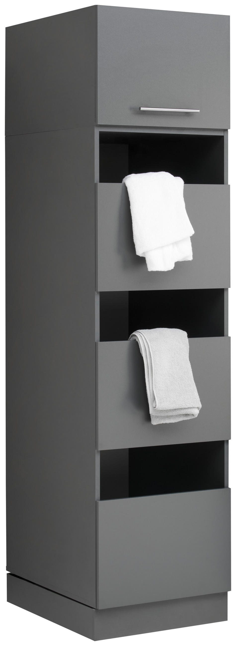 MEHRZWECKSCHRANK 50/162/67,5 cm  in Anthrazit  - Anthrazit, Design, Holzwerkstoff (50/162/67,5cm)