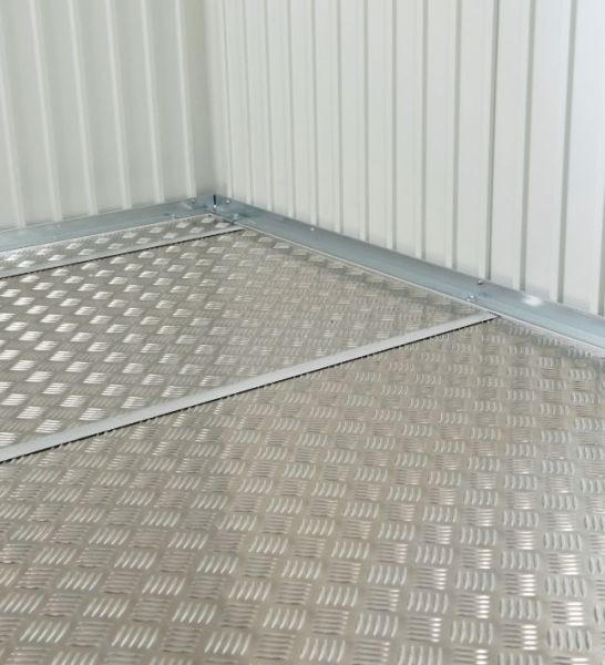 BODENPLATTE 213,5/0,2/69,5 cm  - Alufarben, Design, Metall (213,5/0,2/69,5cm) - Biohort