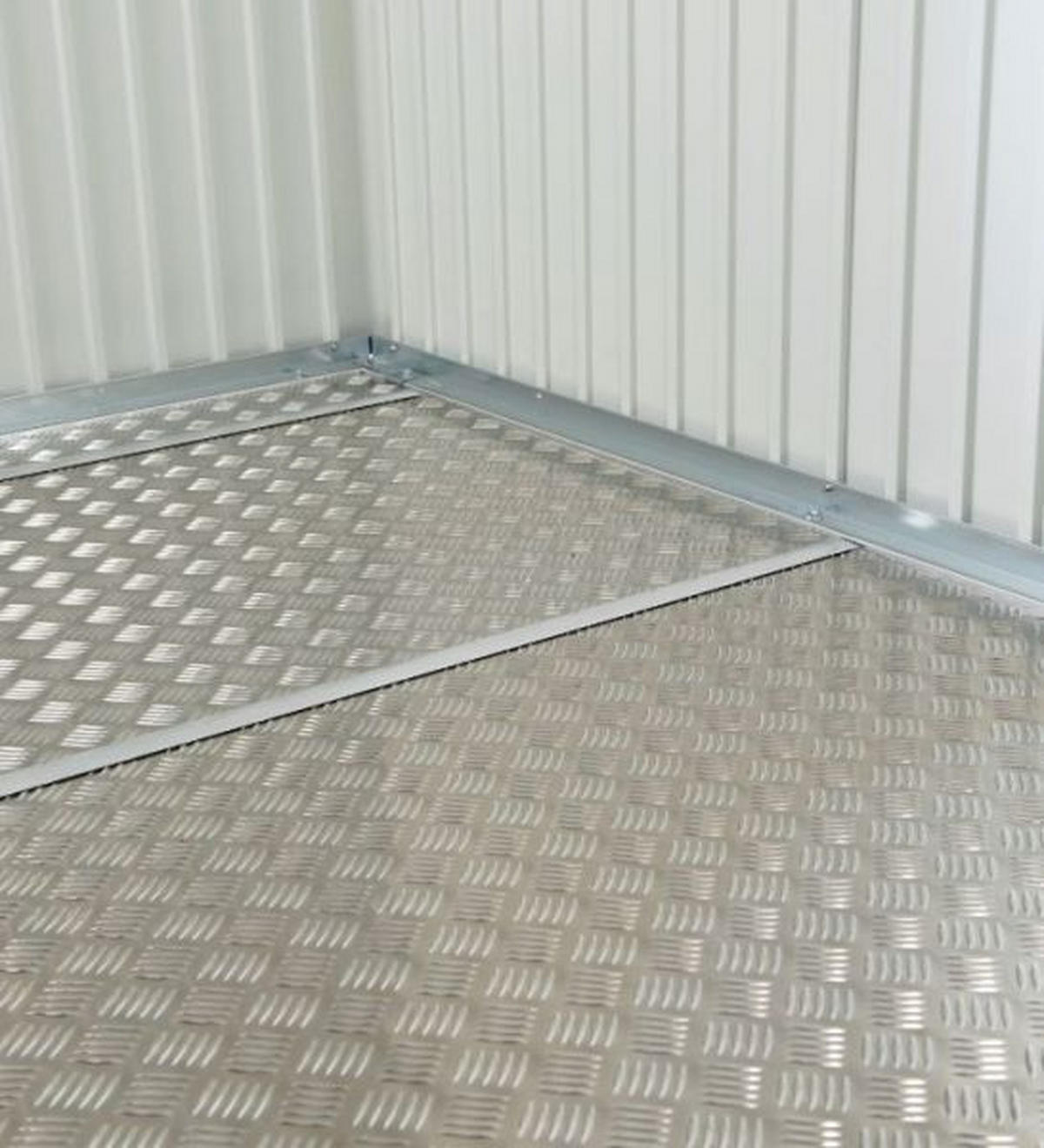 BODENPLATTE Alufarben  - Alufarben, Design, Metall (213,5/0,2/69,5cm) - Biohort