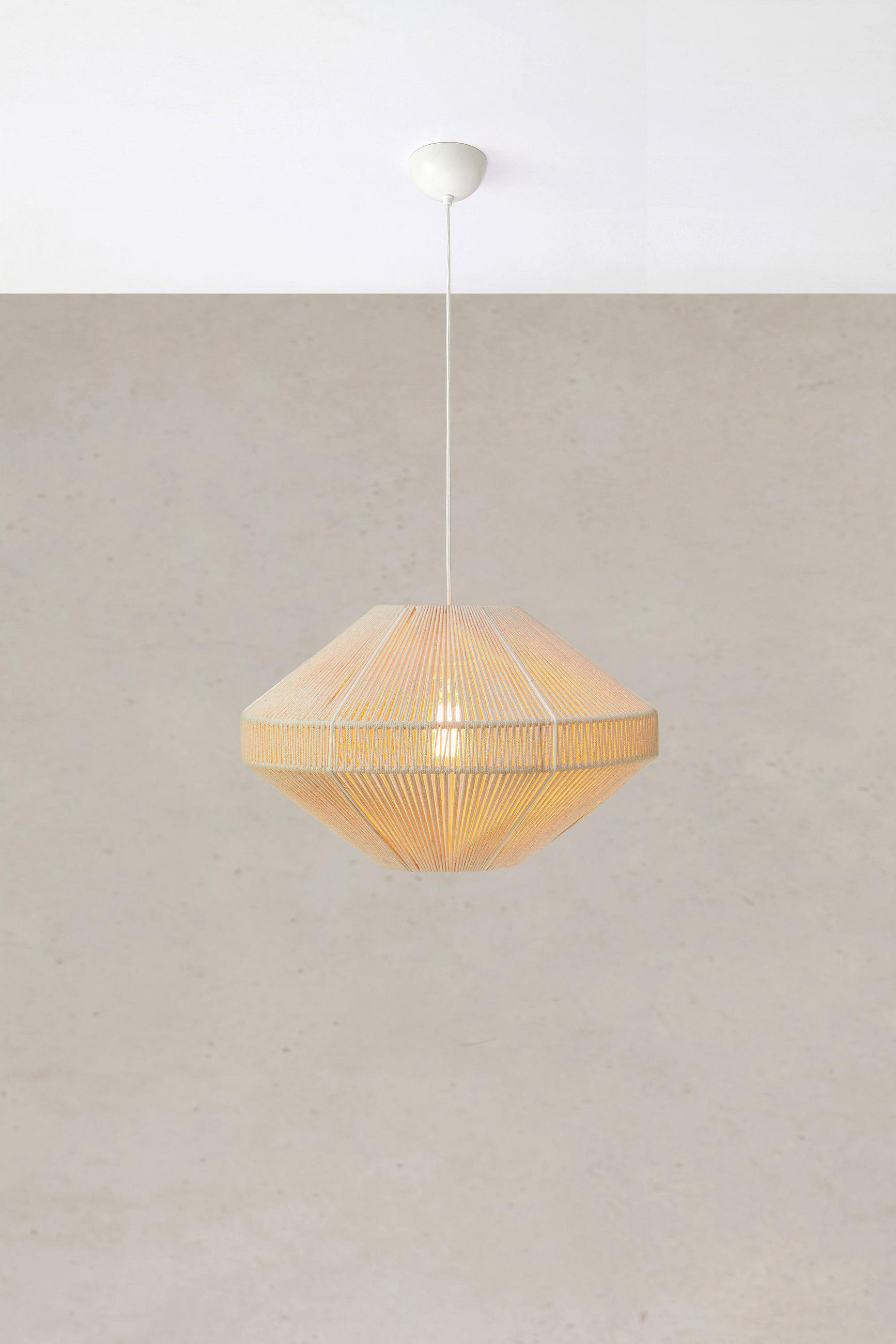 HÄNGELEUCHTE RAZZO 50/31 cm   - Beige, Basics, Textil/Metall (50/31cm) - Markslöjd