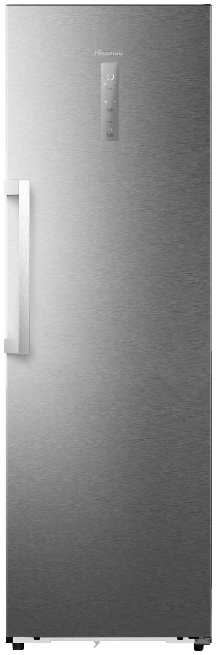 KÜHLSCHRANK 59,5/185,6/60 cm RL3K370SAIE1  - Edelstahlfarben, Trend, Glas/Kunststoff (59,5/185,6/60cm) - Hisense