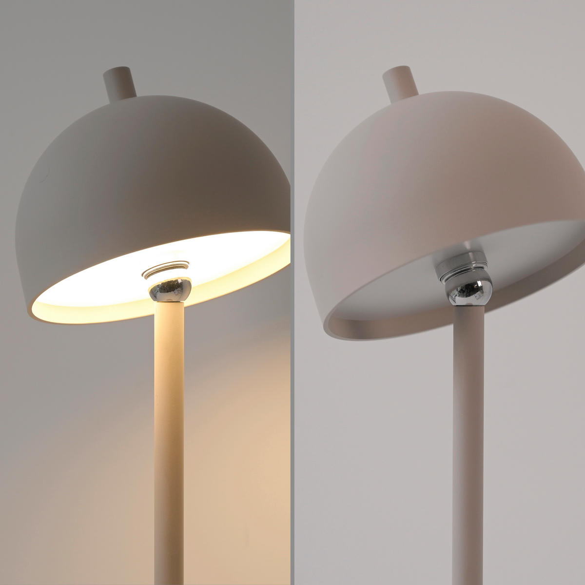 AKKU-TISCHLEUCHTE SW BELLIS 11/11/36 cm   - Sandfarben, Design, Kunststoff/Metall (11/11/36cm) - Schöner Wohnen