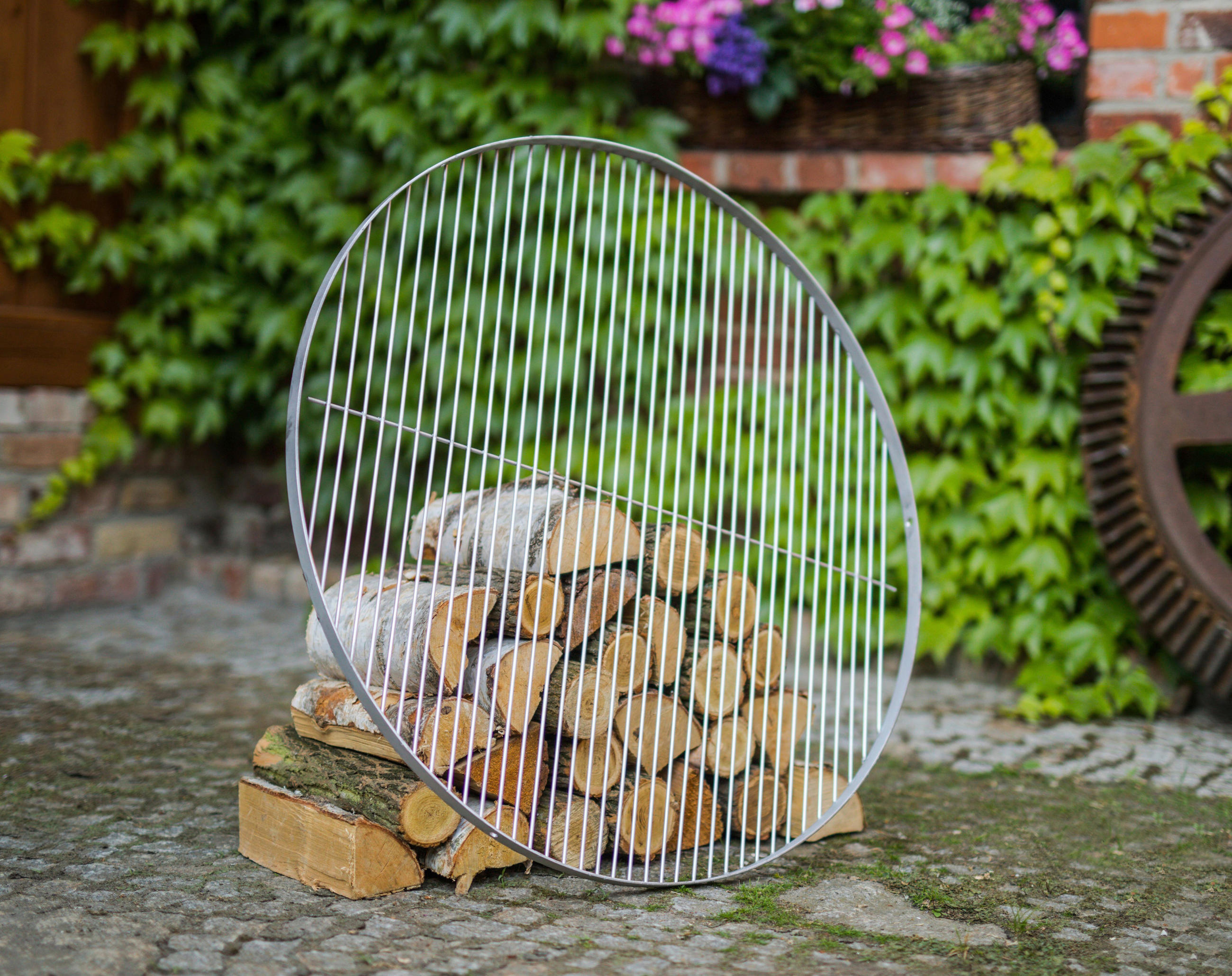 GRILLROST - Edelstahlfarben, Basics, Metall (70cm) - Ambia Garden