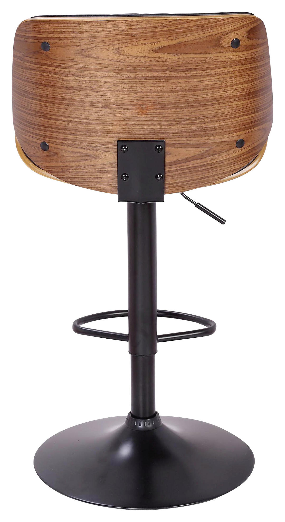 BARPALL i svart, valnötsfärgad  - valnötsfärgad/svart, Lifestyle, metall/trä (47/87-108/50cm) - Premium Living