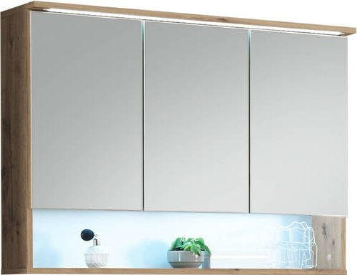 SPIEGELSCHRANK 99/70/23 cm  - Eichefarben, Natur, Glas/Holzwerkstoff (99/70/23cm) - Xora