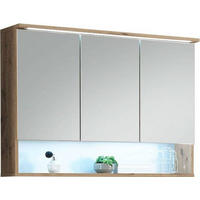 SPIEGELSCHRANK 99/70/23 cm  - Eichefarben, Natur, Glas/Holzwerkstoff (99/70/23cm) - Xora
