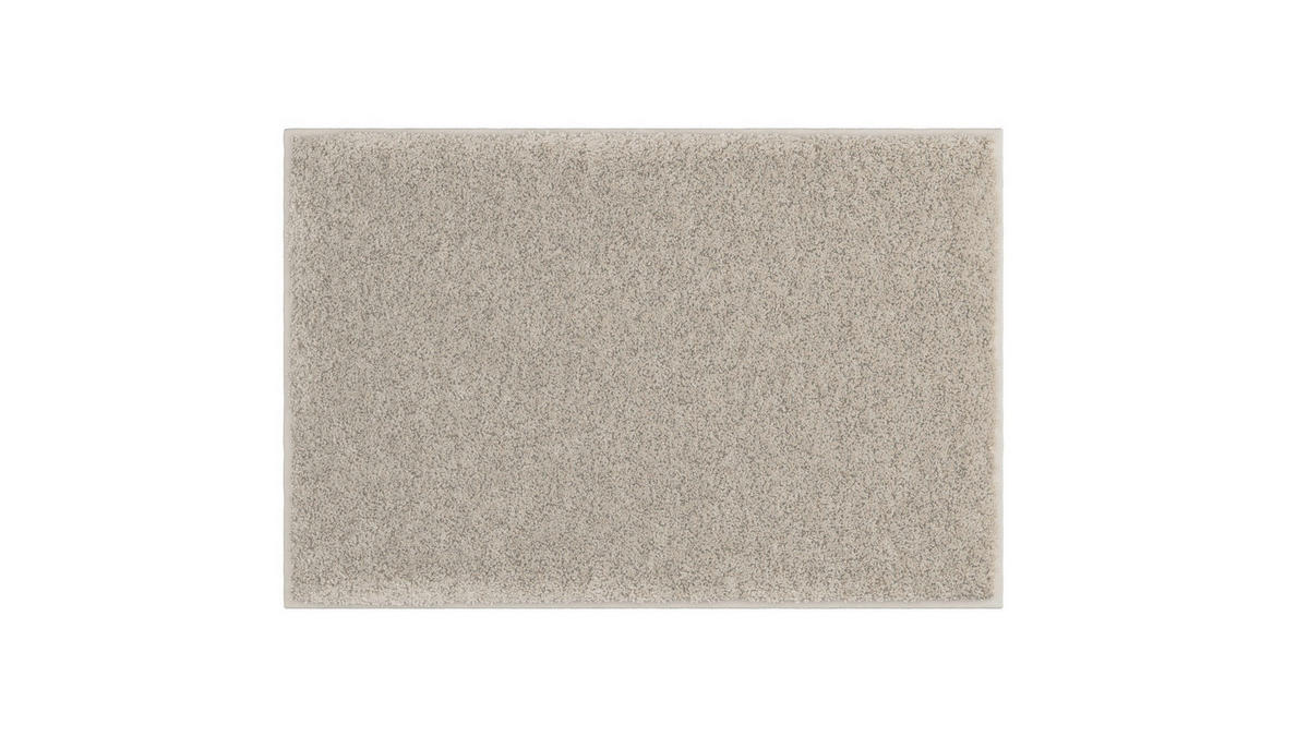 BADEMATTE Beige 60/90 cm  - Beige, Basics, Kunststoff/Textil (60/90cm) - Grund