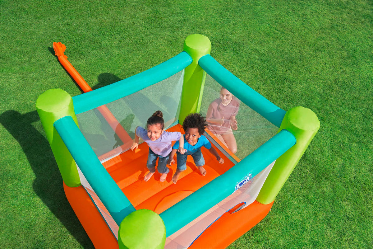 TRAMPOLIN 194/175/170 cm  - Multicolor, Basics, Kunststoff/Metall (194/175/170cm) - Bestway