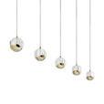 LED-HÄNGELEUCHTE  96/9/150 cm    - Goldfarben, Design, Glas/Metall (96/9/150cm) - Dieter Knoll