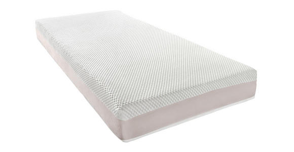 KALTSCHAUMMATRATZE 90/200 cm Höhe ca. 19 cm  - Weiß, Basics, Textil (90/200cm) - Novel