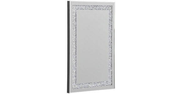 WANDSPIEGEL 40/60/1,5 cm in rechteckig - Silberfarben, Trend, Glas/Holzwerkstoff (40/60/1,5cm) - Carryhome