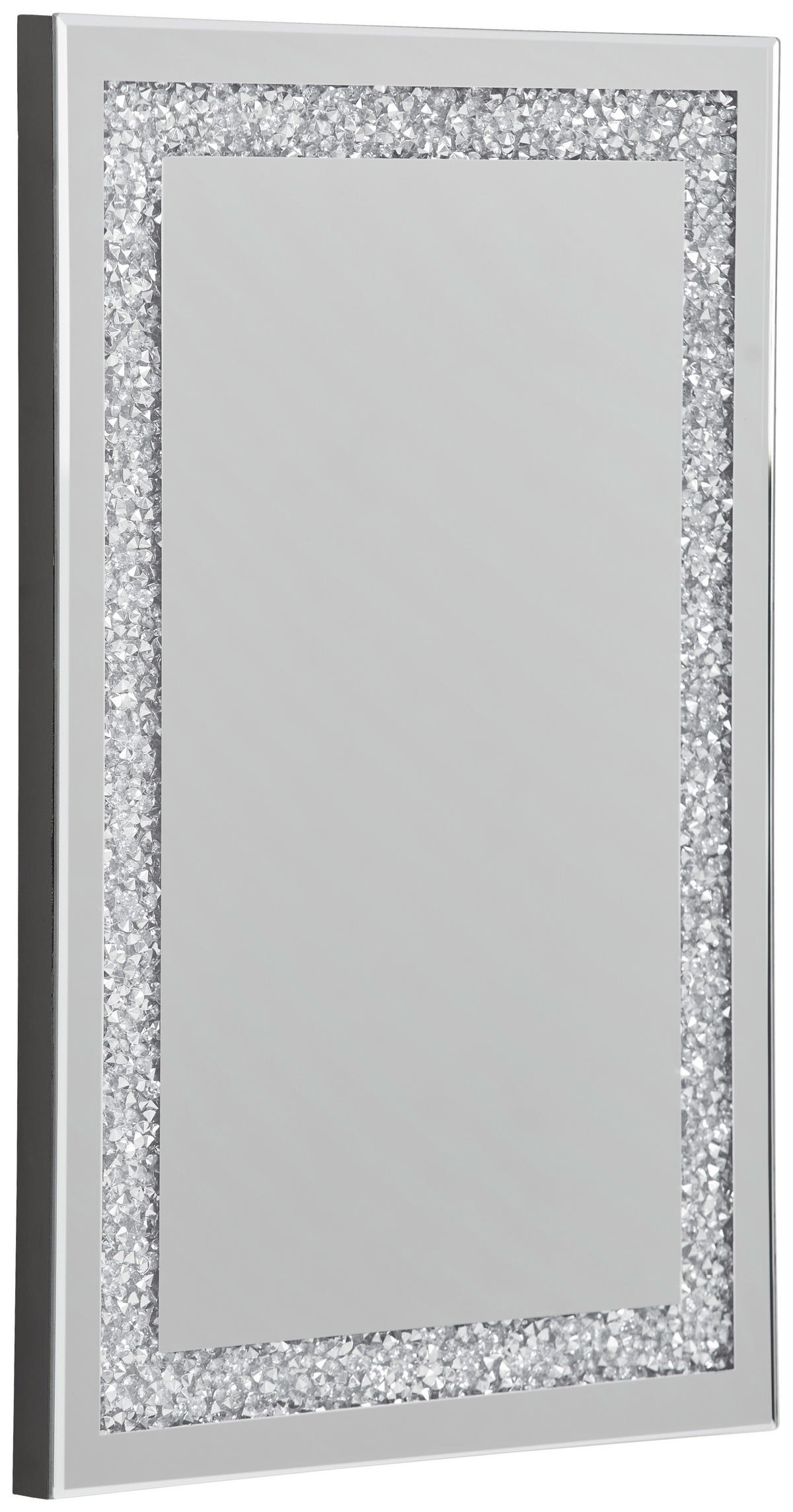 WANDSPIEGEL 40/60/1,5 cm    in rechteckig  - Silberfarben, Trend, Glas/Holzwerkstoff (40/60/1,5cm) - Carryhome