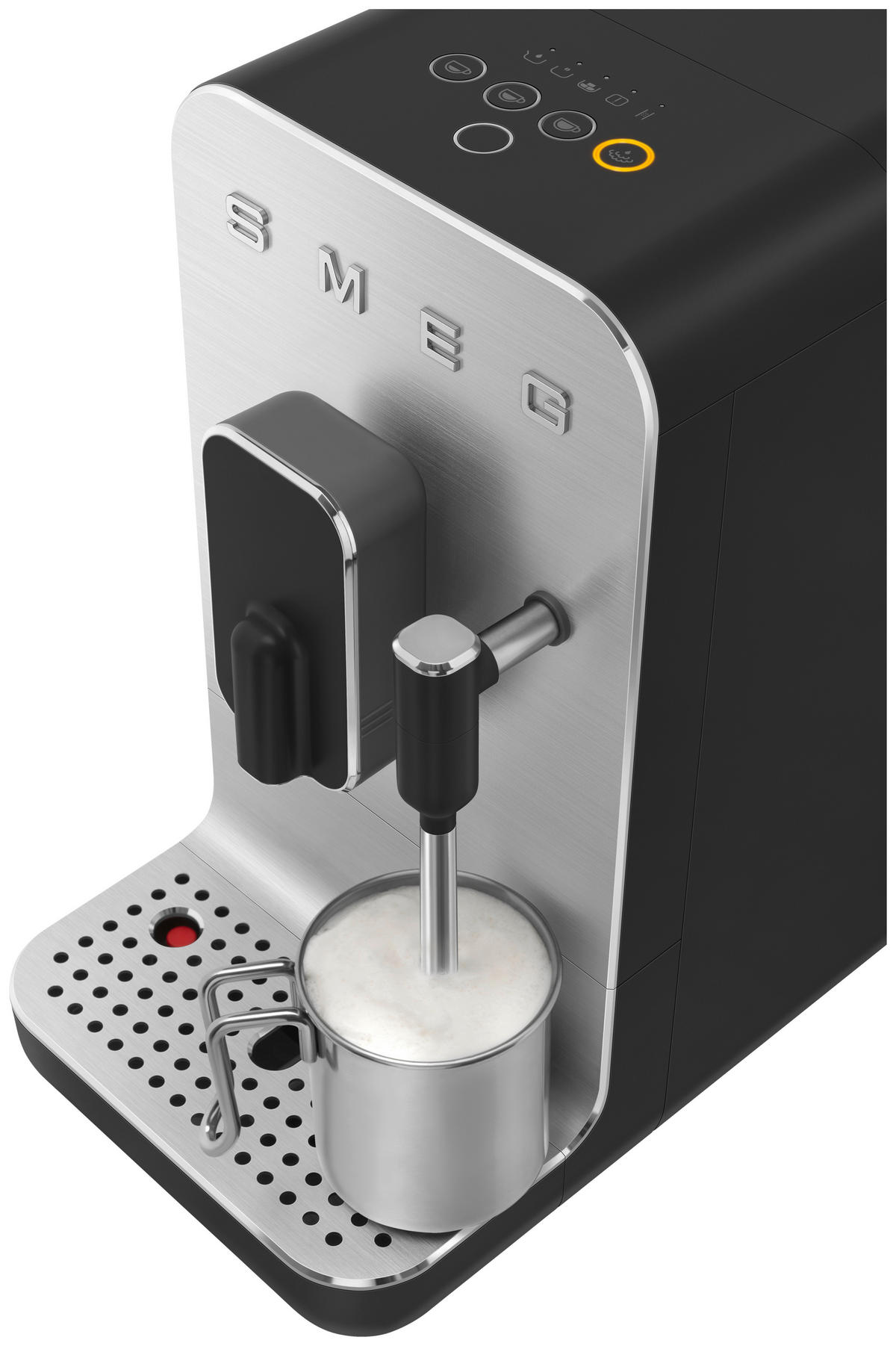 KAFFEEVOLLAUTOMAT 50'S STYLE  - Edelstahlfarben/Schwarz, Basics, Kunststoff/Metall (18/33,6/43,3cm) - SMEG