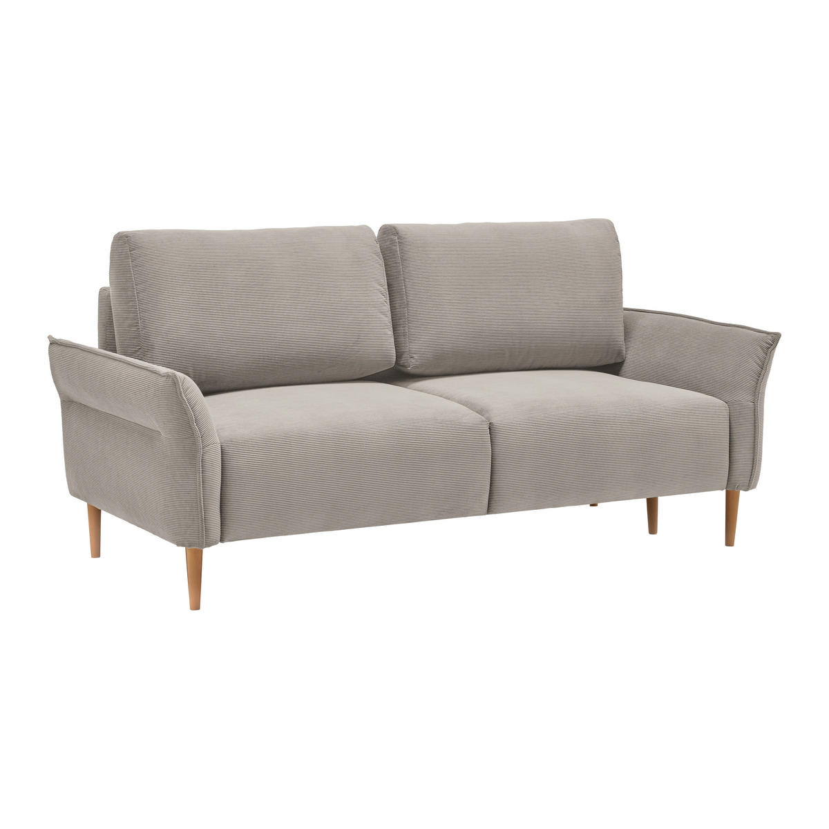 3-SITS SOFFA i manchester taupe  - taupe/naturfärgad, Modern, trä/textil (183/85/92cm) - MID.YOU