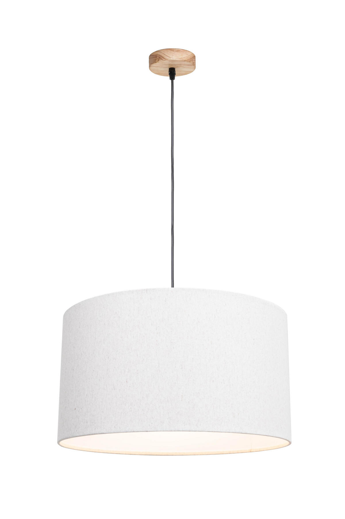 HÄNGELEUCHTE 50/120 cm  - Eichefarben/Naturfarben, Basics, Holz/Textil (50/120cm) - Novel