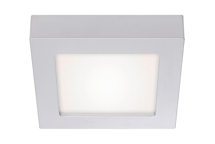 LED SVJETILJKA STROPNA Sky  - boje kroma, Basics, metal/plastika (17,2/17,2/3,5cm)