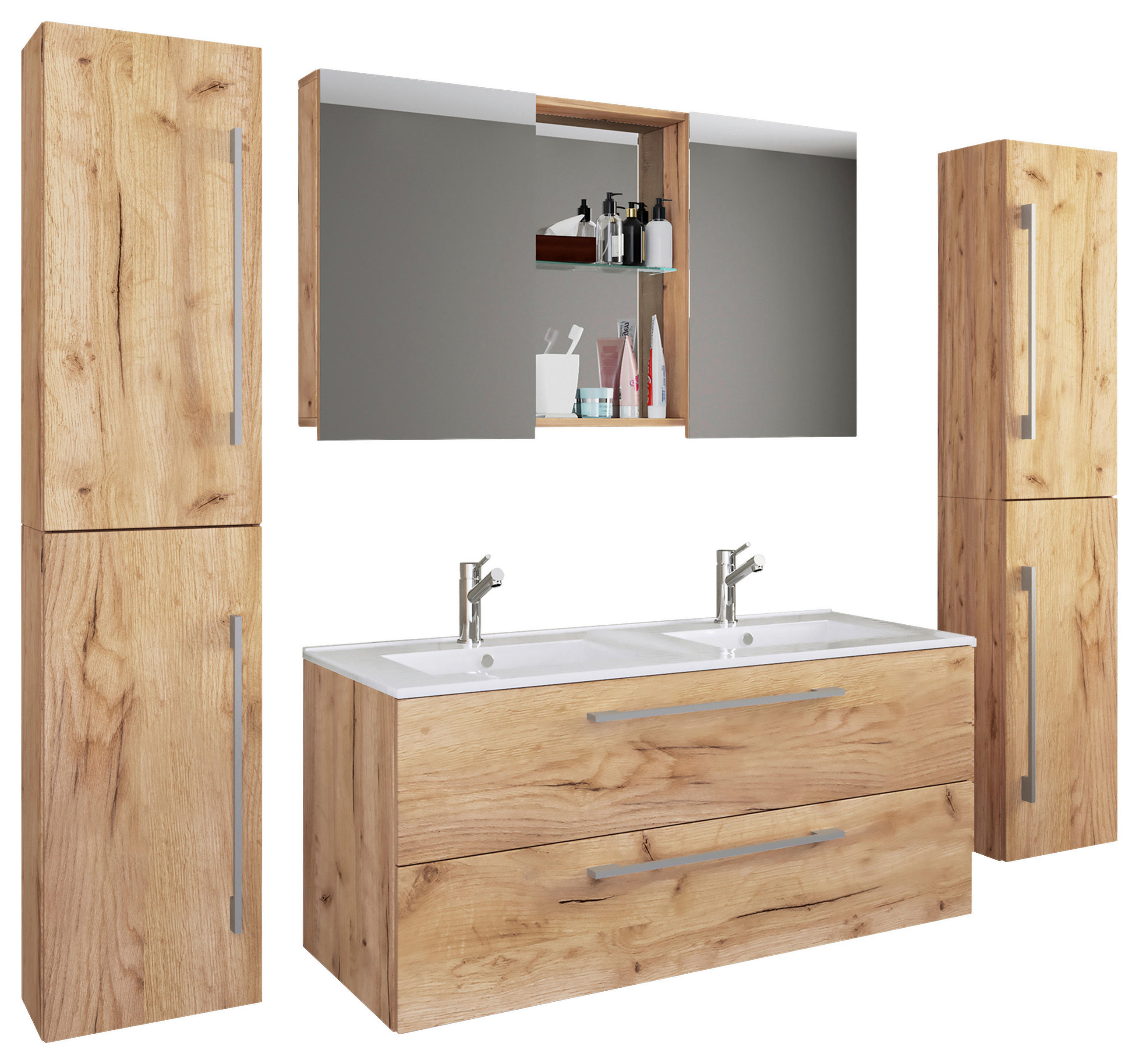 Badezimmer Budasi Honigeiche B: 111 Cm