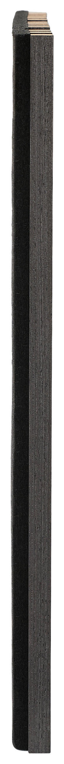 WANDPANEEL Schwarz  - Schwarz, Design, Holzwerkstoff/Kunststoff (41/41/2,1cm) - Livetastic