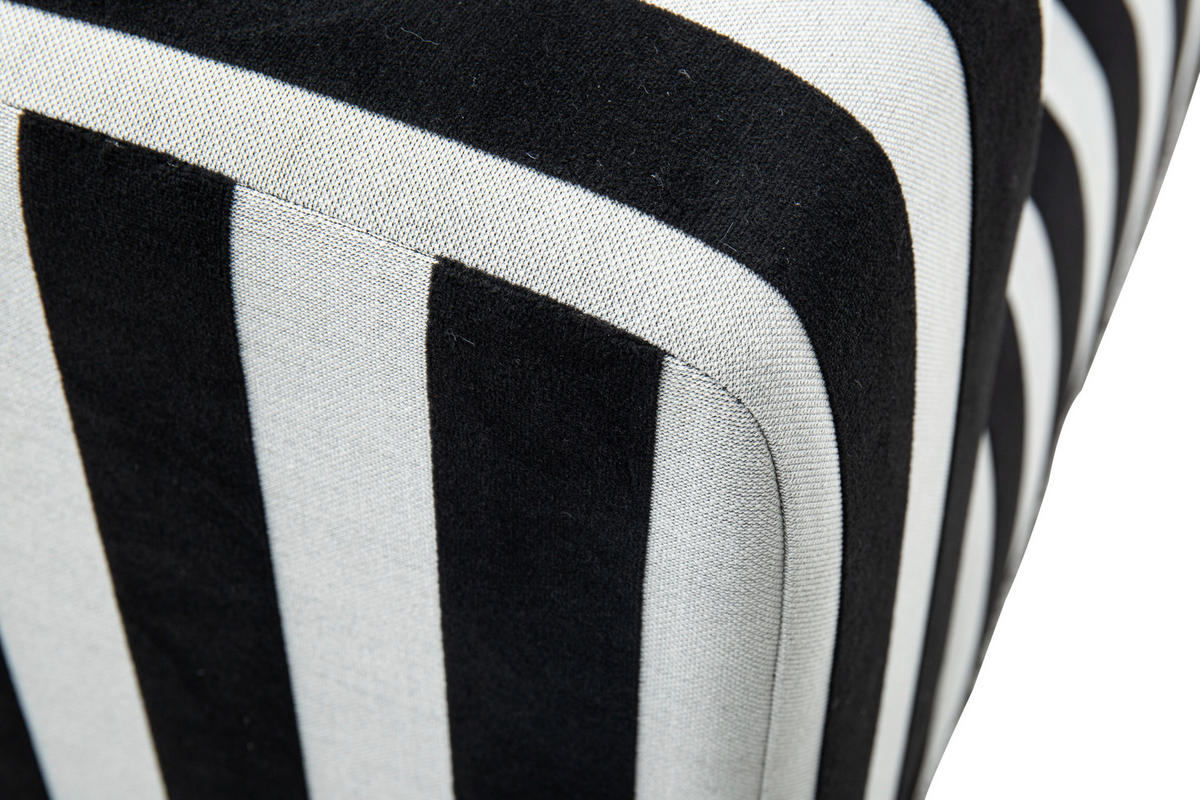 SESSEL in Webstoff Schwarz, Weiß  - Schwarz/Weiß, Design, Kunststoff/Textil (129/66/95cm) - Livetastic
