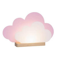 KINDERTISCHLEUCHTE  - Rosa, Basics, Holz/Kunststoff (20/35/7cm)