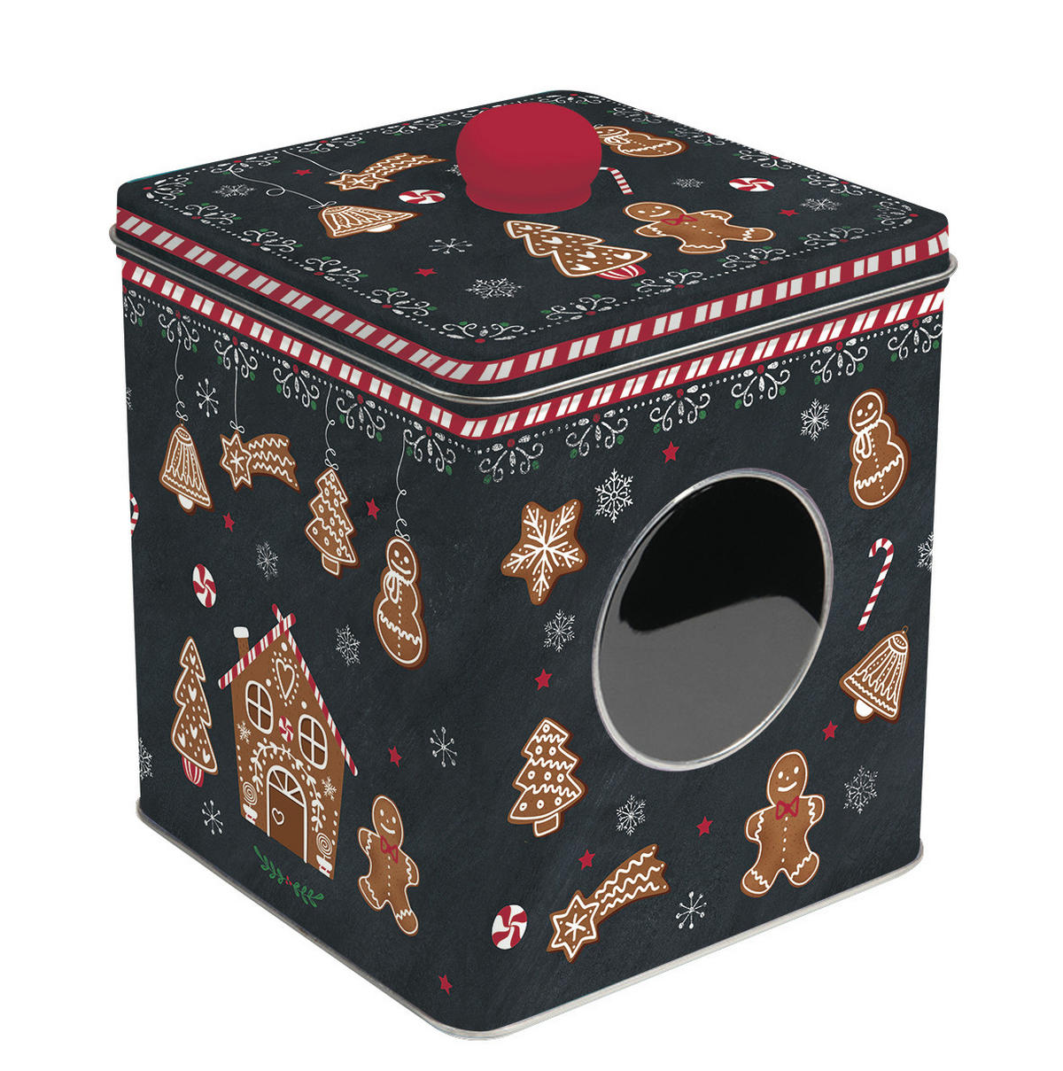 DOBOZ  - fekete, Basics, fém (0.22kg)