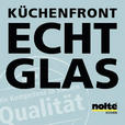 EINBAUKÜCHE   - Eichefarben/Weiß, Design, Glas/Holzwerkstoff - Dieter Knoll