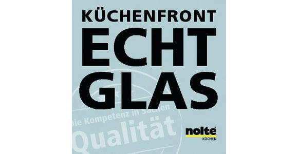 EINBAUKÜCHE - Eichefarben/Weiß, Design, Glas/Holzwerkstoff - Dieter Knoll
