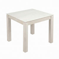 Masă din lemn, 80/75/80 cm,   - alb, Design, lemn (80/75/80cm) - Livetastic