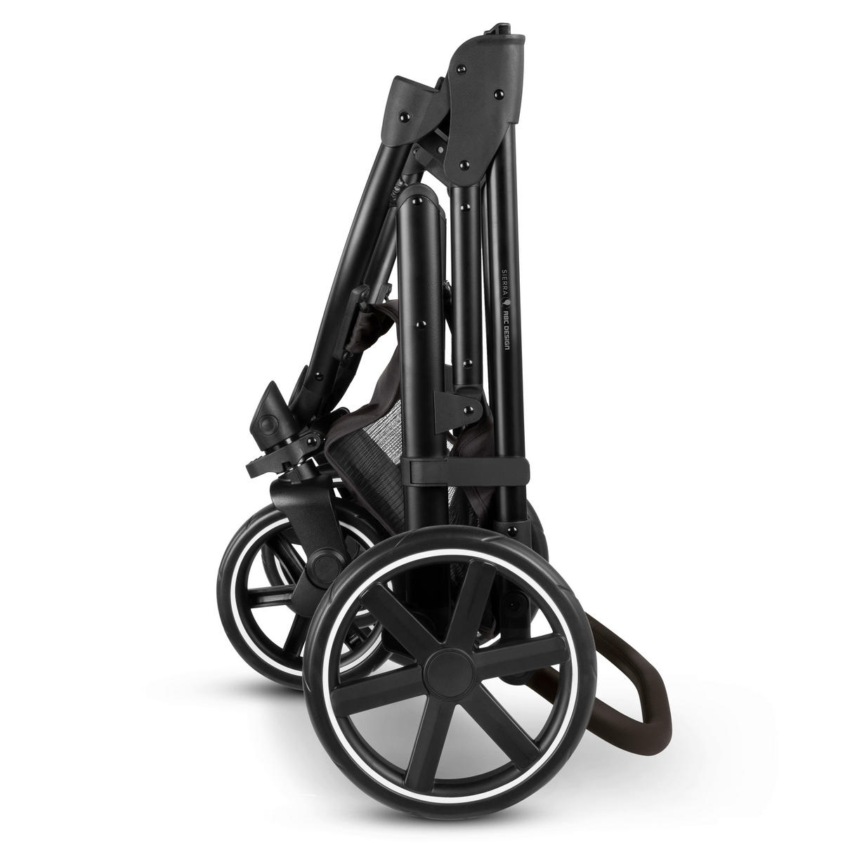 KINDERWAGENSET  Sierra All in One  Nut  - Anthrazit/Graubraun, Basics, Metall (58,5cm) - ABC Design